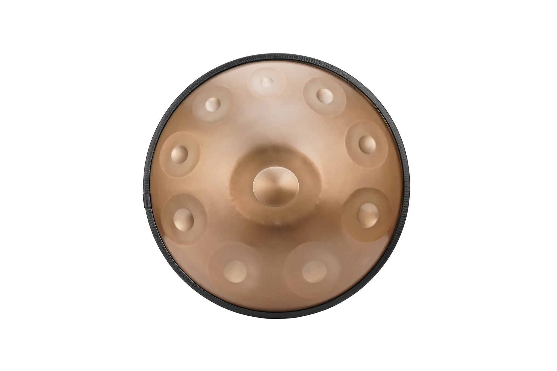 D Kurd 10 note handpan with gold finish for wholesale OEM order