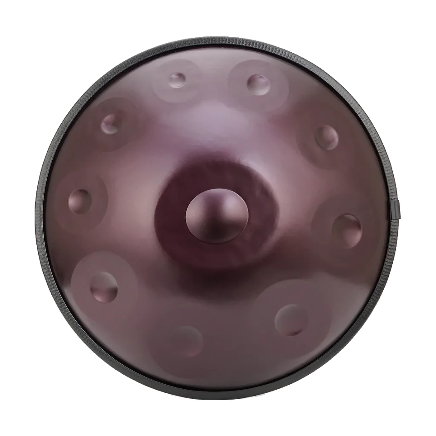 D Kurd 10 note handpan with purple finish for wholesale OEM order